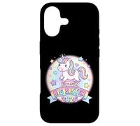 Carcasa para iPhone 17 Hermana Mayor de Only Child 2026, Unicornio, arcoíris, Lindo