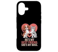 Carcasa para iPhone 17 He's My Best Friend She's My Boss