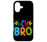 Carcasa para iPhone 17 Hey Bro, Little Bro, Best Brother Ever Novelty Graphic Cool