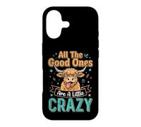 Carcasa para iPhone 17 Highland Cow All Good Ones Crazy Funny Dichos