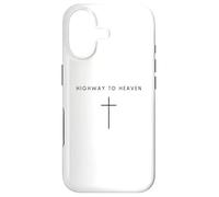 Carcasa para iPhone 17 Highway To Heaven Cross - Minimalista Cristiano Jesucristo
