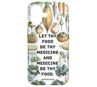 Carcasa para iPhone 17 Hipócrates Medicina inspiradora refrán con Verduras