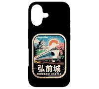 Carcasa para iPhone 17 Hirosaki Castle Japón Retro Tren Vintage Kanji Souvenir