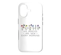 Carcasa para iPhone 17 His Mercies Are New Every Morning Bible Verse Christian God