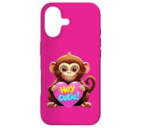 Carcasa para iPhone 17 Hola Cutie. Animal Gracioso, Saludo