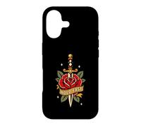 Carcasa para iPhone 17 Hold Fast Dagger Rose Traditional Tattoo Flash Old Ink