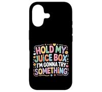 Carcasa para iPhone 17 Hold My Juice Box I'm Gonna Try Something -
