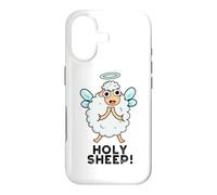 Carcasa para iPhone 17 Holy Sheep Funny Animal Juego de Palabras