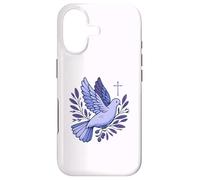 Carcasa para iPhone 17 Holy Spirit Dove and Cross Christian Inspirational Faith