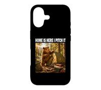 Carcasa para iPhone 17 Home is Here I Pitch It Oso de Camping Aventura al Aire