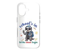 Carcasa para iPhone 17 Honey Badger Volver a la Escuela Vibra Escuelas En Deja Que Comience el Caos