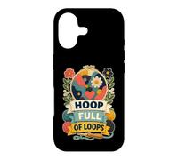 Carcasa para iPhone 17 Hoop Full of Loops Aguja Lana Flores Manualidades