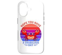 Carcasa para iPhone 17 Hope You Have A Crabulous Day Cangrejo Cangrejos Crabs