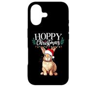 Carcasa para iPhone 17 Hoppy Christmas Cute Rabbit Christmas Funny Family Matching