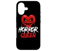 Carcasa para iPhone 17 Horror Queen Zombie Heart Película de Terror Fan Girls Movie Night