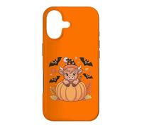 Carcasa para iPhone 17 Howdy Halloween Funny Highland Cow Spooky Season Hombres Mujeres