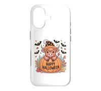 Carcasa para iPhone 17 Howdy Halloween Funny Highland Cow Spooky Season Hombres Mujeres