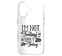 Carcasa para iPhone 17 Hoy no Tengo ganas de Trabajar, Divertida Oficina