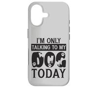 Carcasa para iPhone 17 Hoy Sólo Hablo con Mi Perro Entrenador De Perros Perros