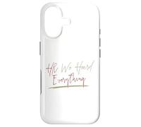 Carcasa para iPhone 17 HR We Heard Everything Funny Human Resources Manager