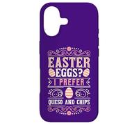 Carcasa para iPhone 17 Huevos de Pascua I Prefer Queso and Chips Funny Easter