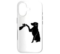 Carcasa para iPhone 17 Human and Dog Paw Fist Bump Dog Lover Dog and Man Friendship