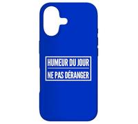 Carcasa para iPhone 17 Humeur Du Jour Ne Pas Déranger | Timide Tranquille Solo