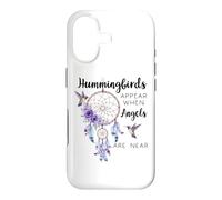 Carcasa para iPhone 17 Hummingbirds Appear When Angels Are Near Hummingbird Purple