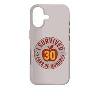 Carcasa para iPhone 17 Humor de Maestros Jubilados: sobreviví 30 años de Lunes
