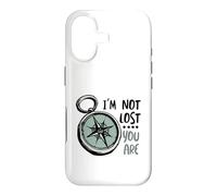 Carcasa para iPhone 17 Humor de Senderismo Gracioso No Estoy perdido Eres