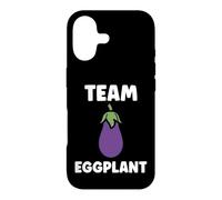 Carcasa para iPhone 17 Humor Food Eggplant Simple Team Eggplant