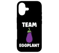 Carcasa para iPhone 17 Humor Food Eggplant Simple Team Eggplant