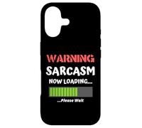 Carcasa para iPhone 17 Humor sarcástico - Sarcástico Comentar Ahora Cargando Gracioso