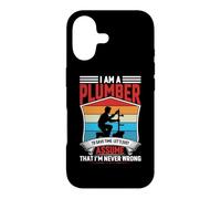 Carcasa para iPhone 17 I Am A Plumber To Save Time Let's Just Assume That I'm Never