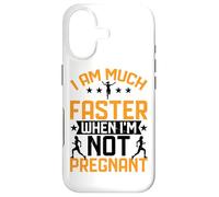 Carcasa para iPhone 17 I Am Much Faster When I'm Not Pregnant ||-.
