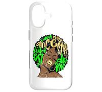 Carcasa para iPhone 17 I Am My Ancestors Dreams Afro Black Queen Vintage Verde Lima