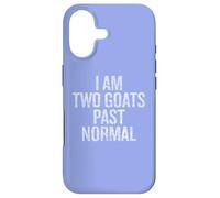 Carcasa para iPhone 17 I Am Two Goats Past Normal Funny Custom Dichos