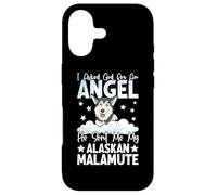 Carcasa para iPhone 17 I Asked God For An Angel He Sent Me My Alaskan Malamute