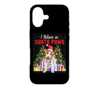 Carcasa para iPhone 17 I Believe In Santa Paws - Lindo Jack Russell Navidad