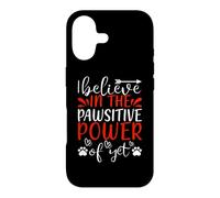 Carcasa para iPhone 17 I Believe In The Pawsitive Power Cat Kitten Cats Lovers