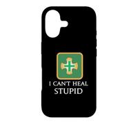 Carcasa para iPhone 17 I Can't Heal Stupid - Curanderos Divertido MMORPG Juegos de fantasía