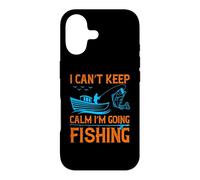 Carcasa para iPhone 17 I Can't Keep Calm I'm Going Fishing Outdoor Fisher Fisherman