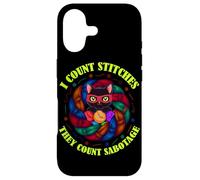 Carcasa para iPhone 17 I Count Stitches They Count Sabotage
