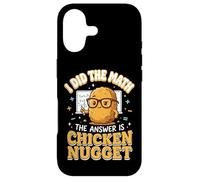 Carcasa para iPhone 17 I Did The Math The Answer Is Chicken Nugget Matemáticas