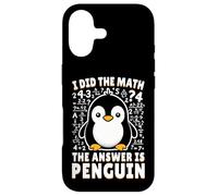 Carcasa para iPhone 17 I Did The Math The Answer Is Penguin - Divertido Amante de los pingüinos