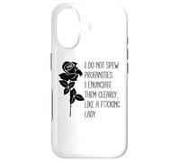 Carcasa para iPhone 17 I Do Not Spew Profanities I Enunciate Them Like a F Lady