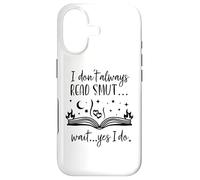 Carcasa para iPhone 17 I Dont Always Read Smut Books Smutt Dark Romance Smutty Book