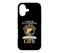 Carcasa para iPhone 17 I Don't Go Fly Fishing To Escape My Life Fisher Fisherman