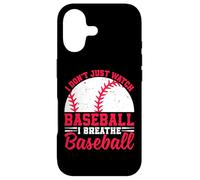Carcasa para iPhone 17 I Don't Just Watch Baseball I Breathe Baseball