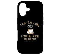 Carcasa para iPhone 17 I Don't Rise and Shine I Caffeinate Baristas Coffee Lover